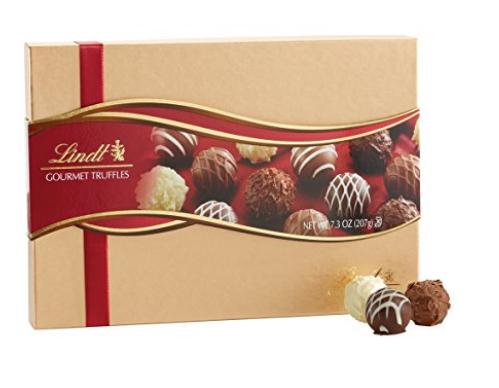 Lindt LINDOR Assorted Chocolate Gourmet Truffles, Gift Box, 7.3 Ounce – Only $9!