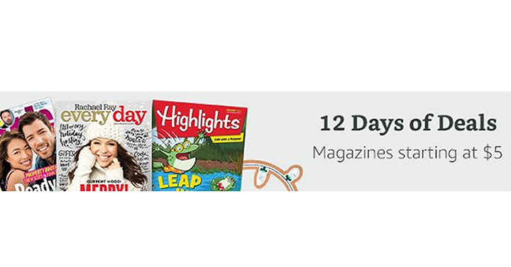 Amazon 12 Days of Deals – Get Some Magazines!!!