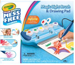 Crayola Color Wonder Magic Light Brush & Drawing Pad, Mess Free Coloring – $11.99