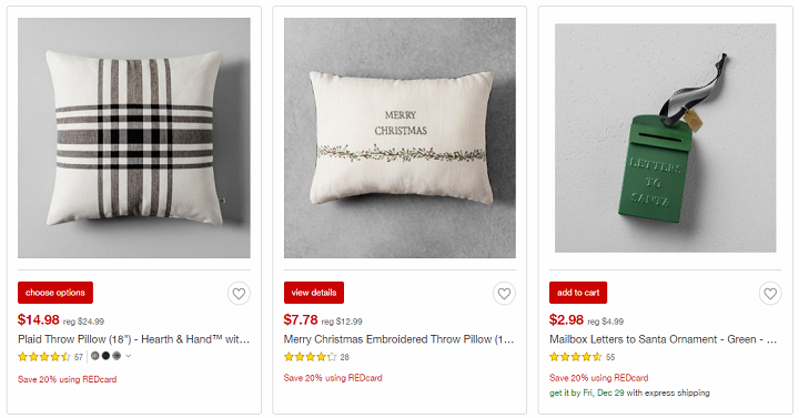 Target: Clearance Magnoila Christmas Items! Plus An Extra 20% Off For RedCard Holders!