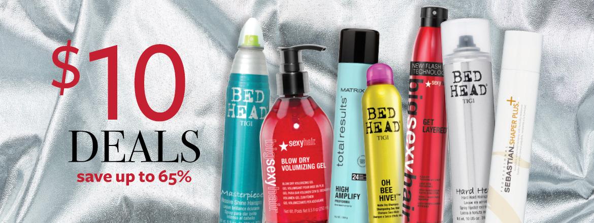 Beauty Brands: $10 Hair Care Sale on Popular Brands! Plus FREE Try Me Sample Bag with Purchase!