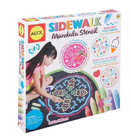 ALEX Toys Artist Studio Sidewalk Mandala Stencil Set – Only $7.58!