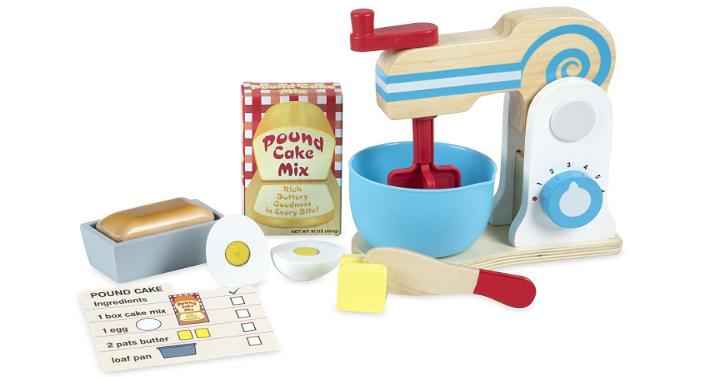 Melissa & Doug Wooden Make-a-Cake Mixer Set – Only $17.09!
