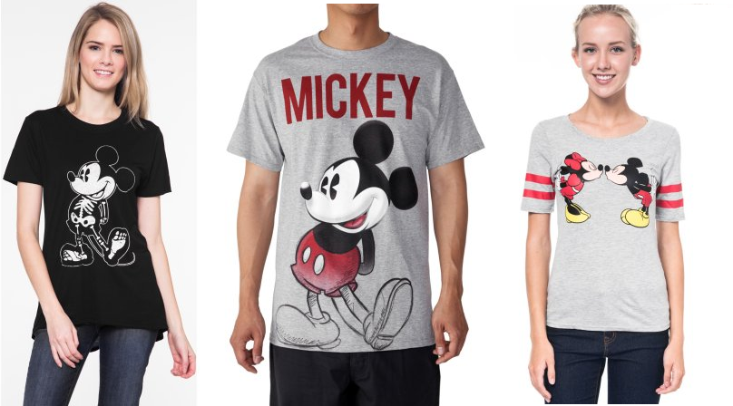 Mickey Mouse Shirts Discounted at Walmart! Prices Starting at $4.00!