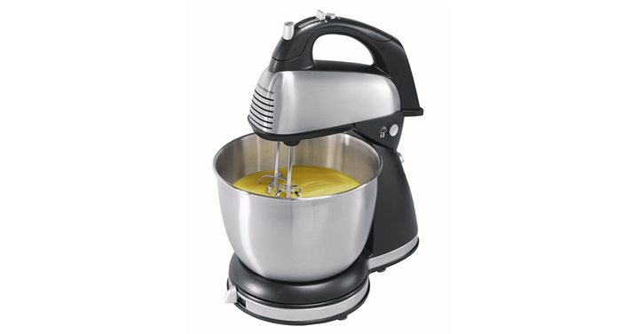Hamilton Beach 6-Speed Classic Stand Mixer, Stainless Steel – Just $23.99!