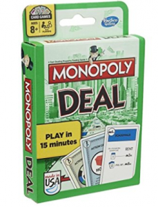 Monopoly Deal Family Card Game – $4.99