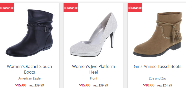 Payless Shoes: $10 Clearance Event+Extra 15% off! Shoes & Boots for Only $8.50!