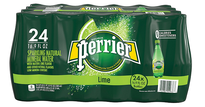 Perrier Lime Flavored Sparkling Mineral Water 24 Pack Only $10.46 Shipped!