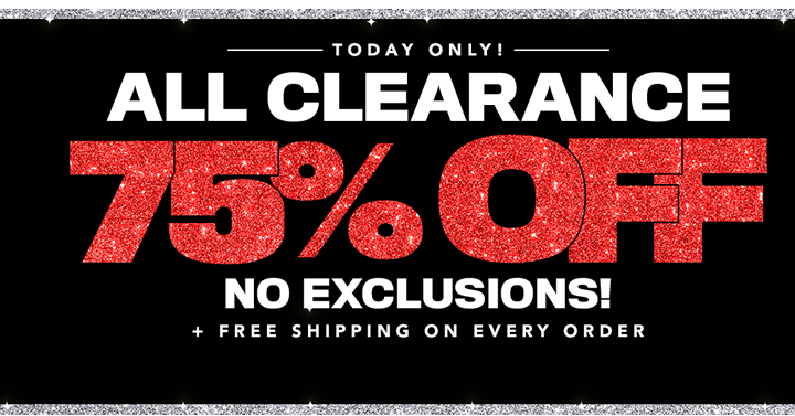 DON’T MISS IT! 75% off ALL CLEARANCE at the Children’s Place! FREE Shipping! Today Only!