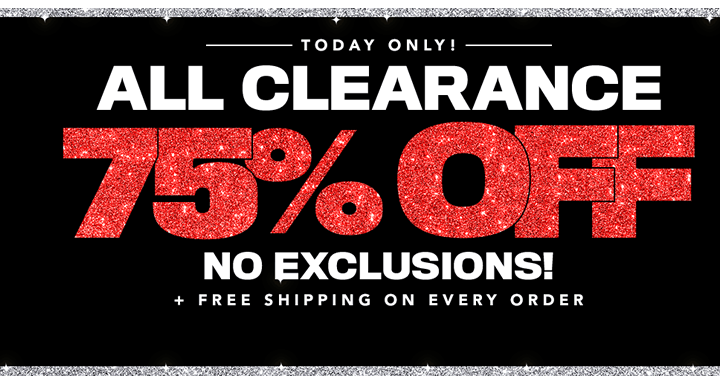 DON’T MISS IT! 75% off ALL CLEARANCE at the Children’s Place! FREE Shipping! Today Only! DON’T MISS IT! 75% off ALL CLEARANCE at the Children’s Place! FREE Shipping! Today Only!