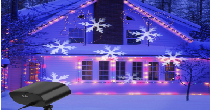Christmas Snowflakes LED Projector Lights Only $9.99! (Reg. $34.99) Great Reviews!