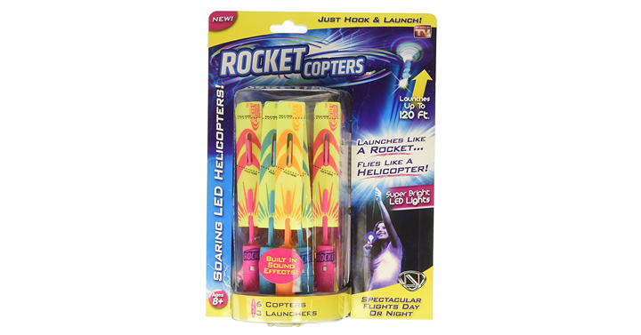 Rocket Copters – The Amazing Slingshot LED Helicopters – As Seen on TV – Just $7.39!