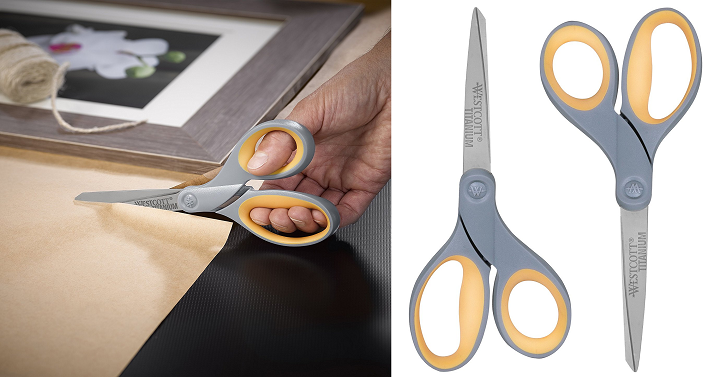 Westcott Titanium Bonded Scissors in 2 Pack Just $5.56! Great for Gift Wrapping!