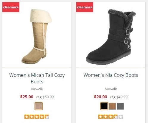 Extra 15% Off Payless Online Today Only! Great Deals on Airwalk Boots and Mocs!