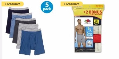 Fruit of the Loom Men’s Boxer Briefs, 5-pack Only $12.00!!