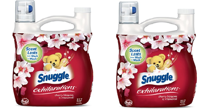 Snuggle Exhilarations Liquid Fabric Softener (96 Fluid Ounces) Only $6.62 Shipped!