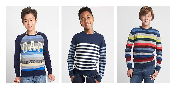 Gap: 40% Off + Extra 20% Off + FREE Shipping! Boys Sweaters Only $9.60 Shipped!