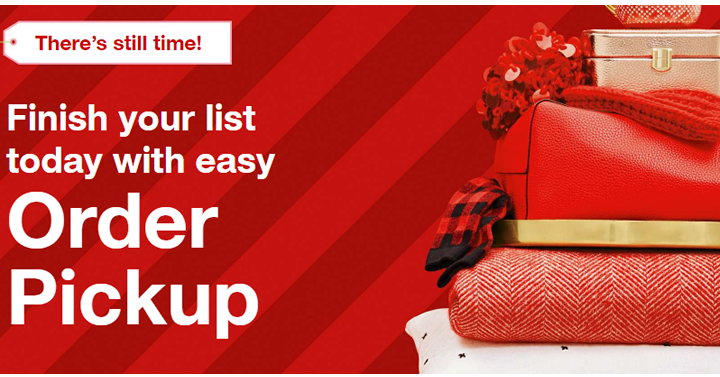 Need a last minute gift? Get it in time! Target has in store pick up!