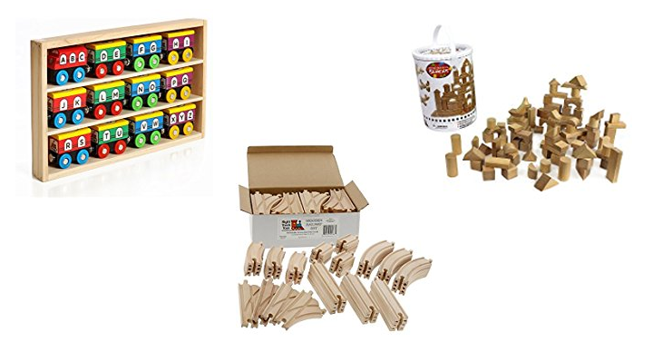 Wooden Trains and Accessories – Priced from $15.95!