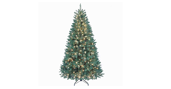 Kurt Adler Pre-Lit Point Pine Tree, 7-Feet – Just $69.99!