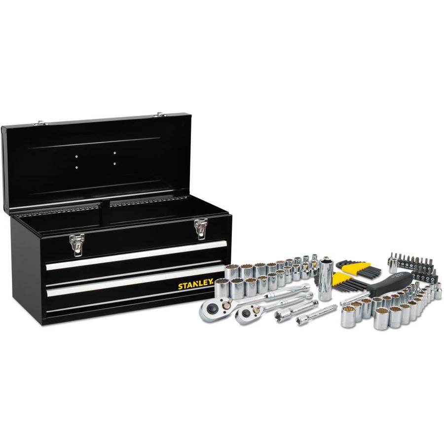 Stanley 81 Piece Standard and Metric Mechanic’s Tool Set with Tool Chest Only $39.98! (Reg $99.00)
