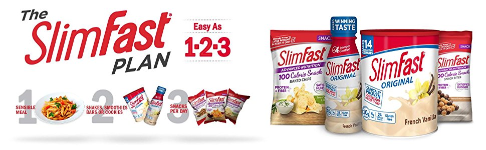 SlimFast Strawberries and Cream Meal Replacement Shake Powder Only $6.27!