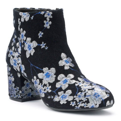 Kohl’s 30% Off! Earn Kohl’s Cash! Spend Kohl’s Cash! Stack Codes! FREE Shipping! SO Floral Women’s Ankle Boots – Just $19.59!