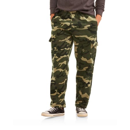 Men’s Cargo Camo Fleece Pants Only $8.00!