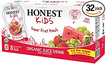 HONEST Kids Organic Juice Drink (Super Fruit Punch) 32 Pack Only $9.12 Shipped!