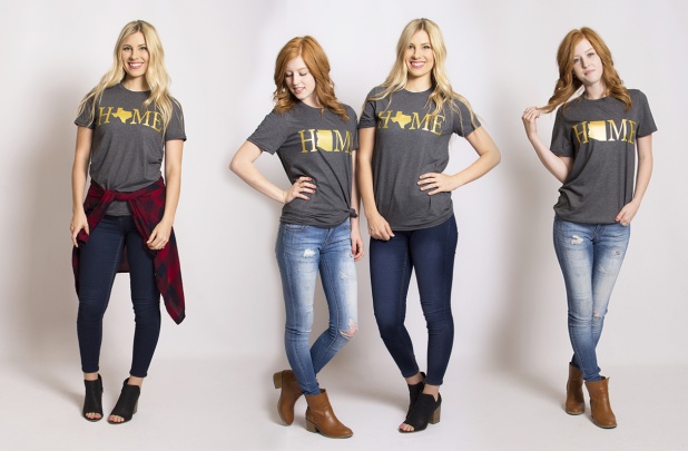 Gold Home State Tees Only $12.99!