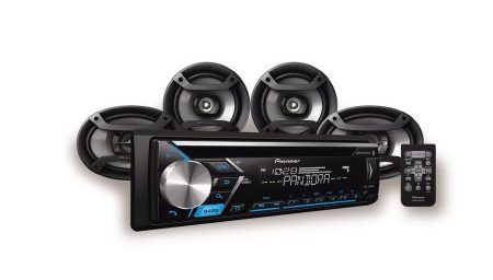 Pioneer Car Stereo With Bluetooth and Four Speakers Only $45 With FREE Store Pickup!