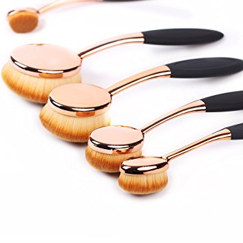 Oval Makeup Brush Set Only $8.99 on Amazon!