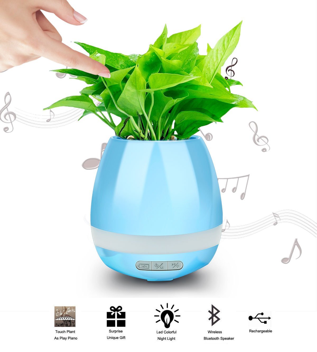 Wireless Bluetooth FLowerpot Speaker Just $9.99! Great Gift Idea!