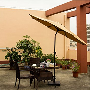 9 Ft Outdoor Patio Umbrella with Tilt Only $19.99!