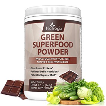 Natrogix Green Superfood Chocolate Powder Drink Only $10.94!
