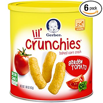Gerber Graduates Lil’ Crunchies (Garden Tomato) 6 Pack Only $ 8.23 Shipped!