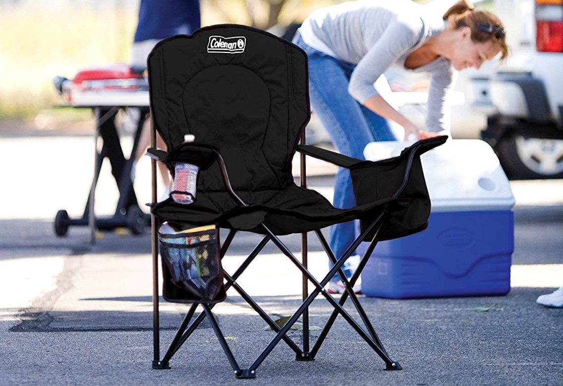 Coleman Oversized Quad Chair with Cooler—$18.25!