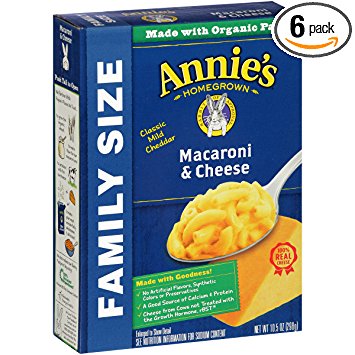 Annie’s Family Size Mac and Cheese, 6-Pack Only $6.88!