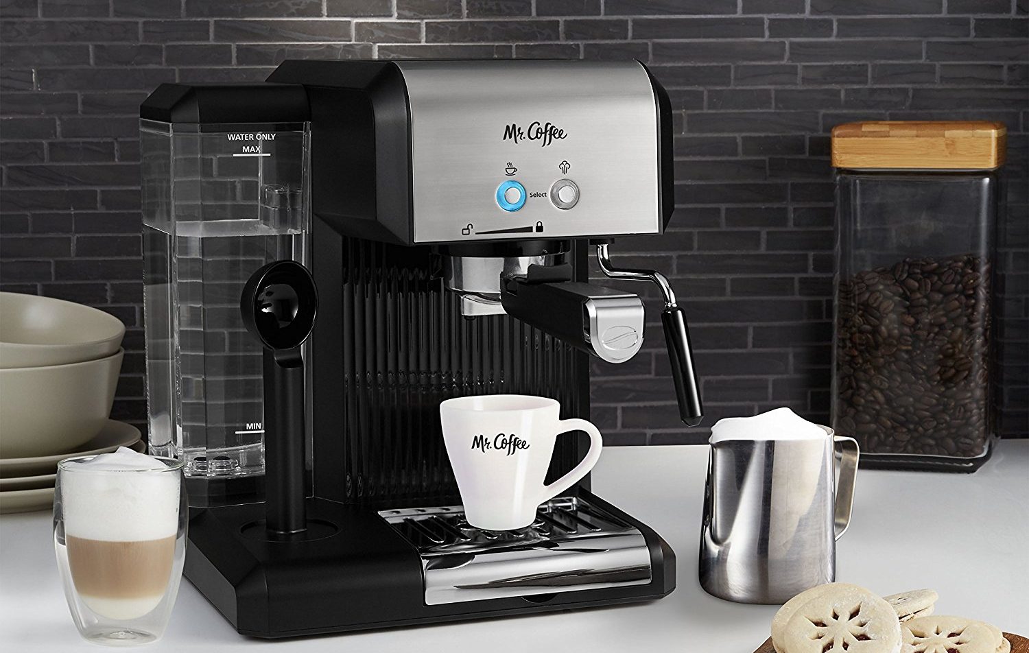 Mr. Coffee Automatic Espresso and Cappucino Machine Only $55.90!