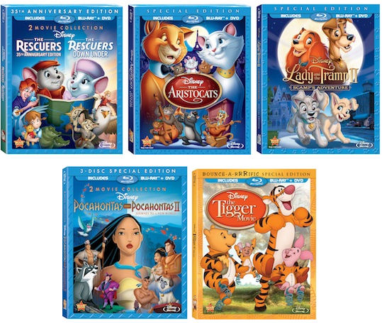 Disney Blu-ray & DVD Classics Only $9.99 on Amazon!