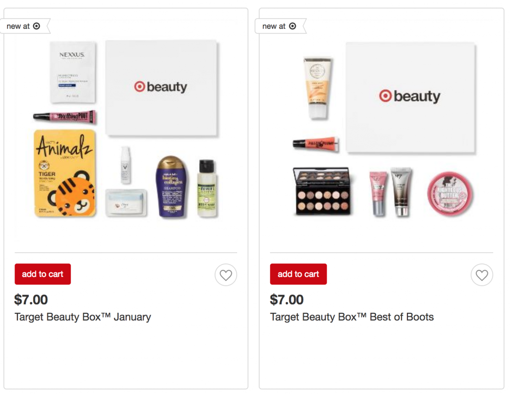January Beauty Boxes Are Available At Target!