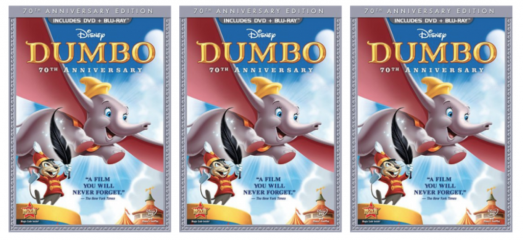 Dumbo 70th Anniversary Edition Blu-ray/DVD Combo Just $9.99!