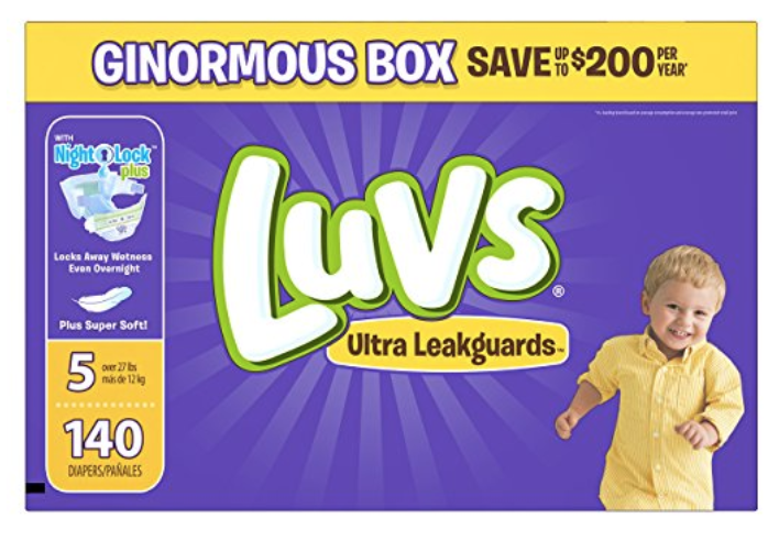 Luvs Ultra Leakguards Diapers Size 5 140-Count Just $14.77 Shipped!