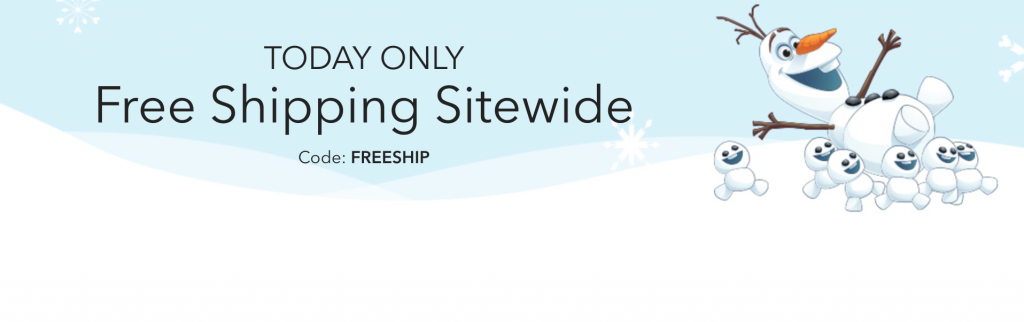 FREE Shipping At Shop Disney Today Only! Plus, Twice Upon A Year Sale Still Going On!