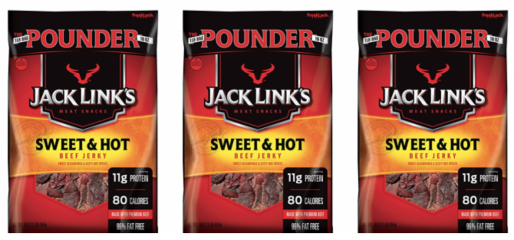 Jack Link’s Beef Jerky, Sweet & Hot 1lb Bag $8.21 As Add-On Item!