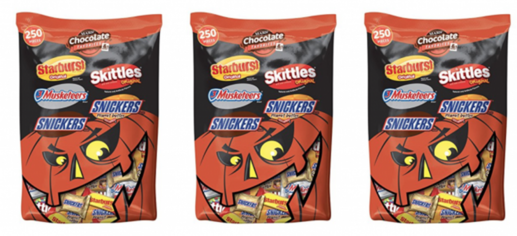 MARS Chocolate and More Favorites Halloween Candy Variety 250-Piece Bag Just $12.13!