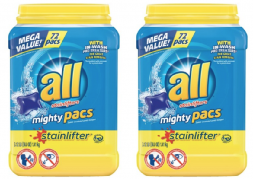 All Original Laundry Detergent Pacs 72-Count Just $5.05 Each When You Buy Two!