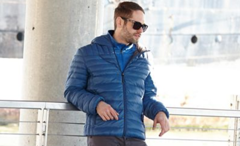 Men’s Packable Down Jacket Just $39.99 Today Only! (Reg. $195.99)