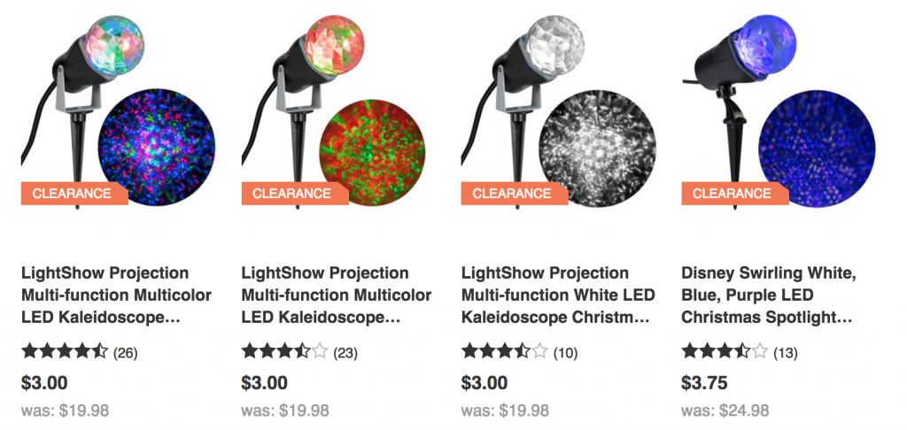 LightShow LED Projector Just $3.00 At Lowe’s!
