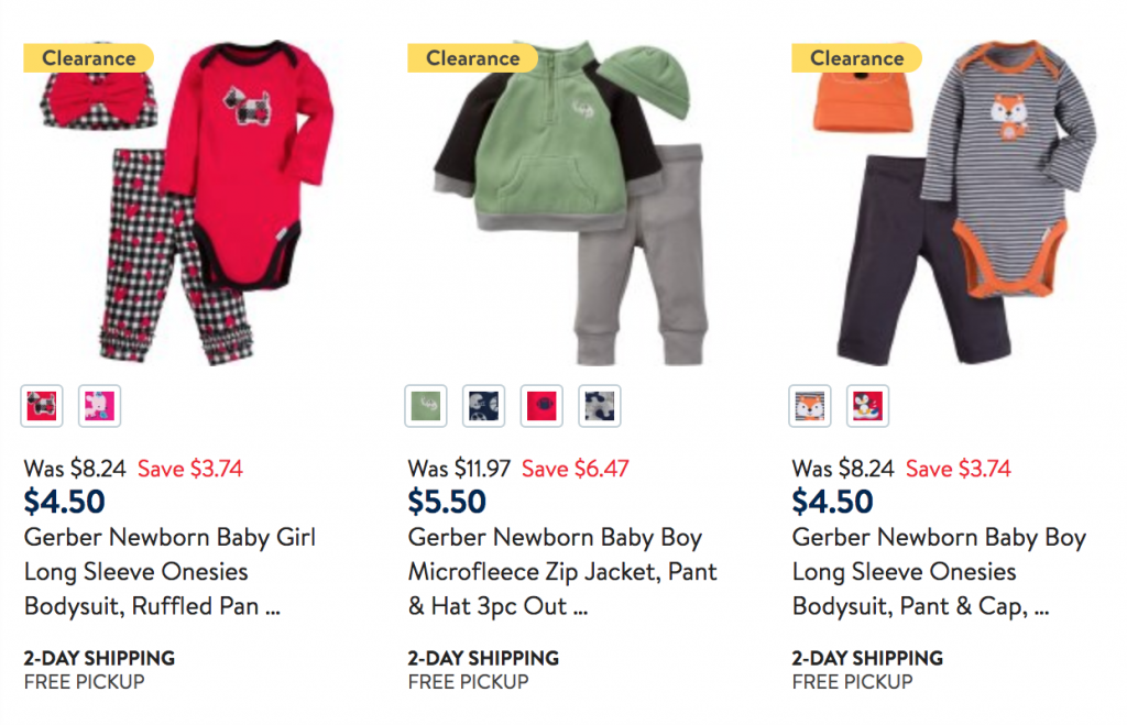 Gerber 3-Piece Infant Outfits As Low As $4.50!